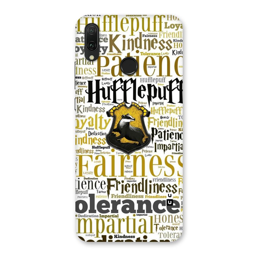 Yellow Fairness Back Case for Huawei Y9 (2019)