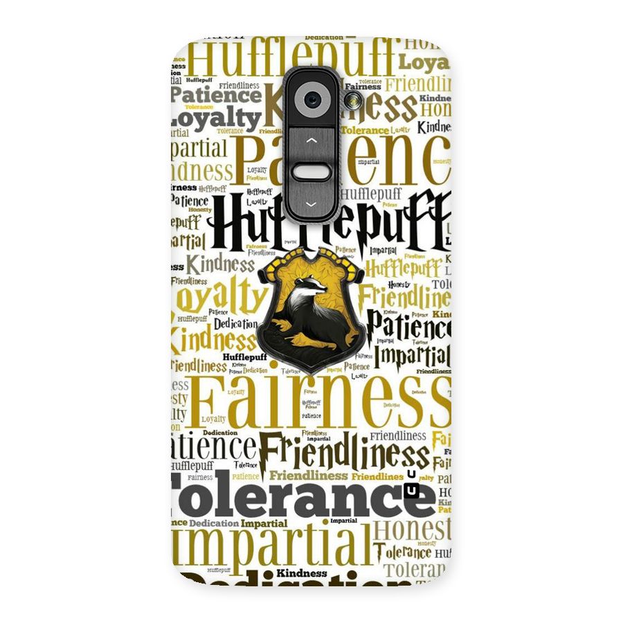 Yellow Fairness Back Case for LG G2