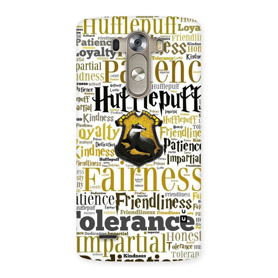 Yellow Fairness Back Case for LG G3