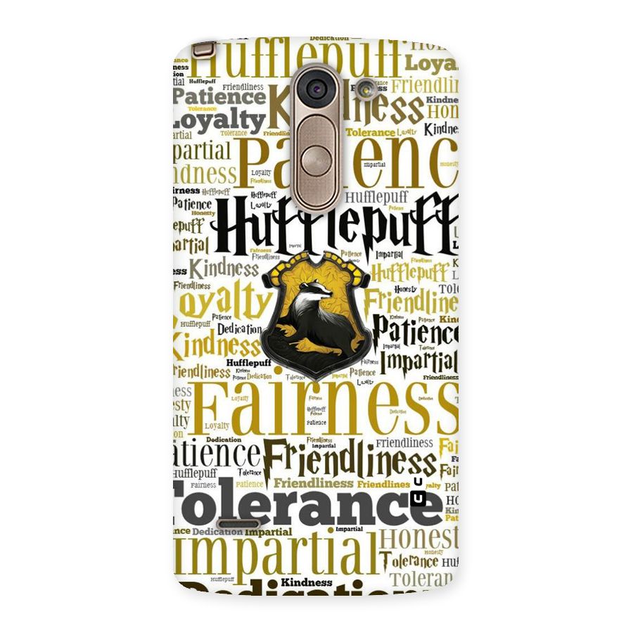 Yellow Fairness Back Case for LG G3 Stylus