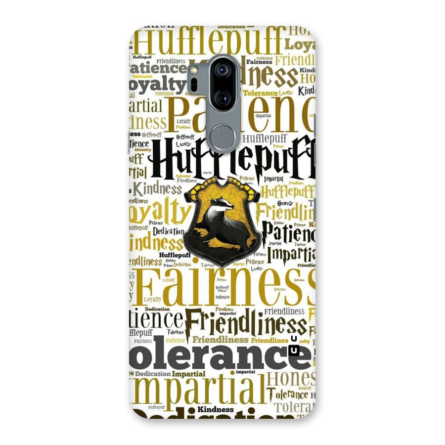 Yellow Fairness Back Case for LG G7