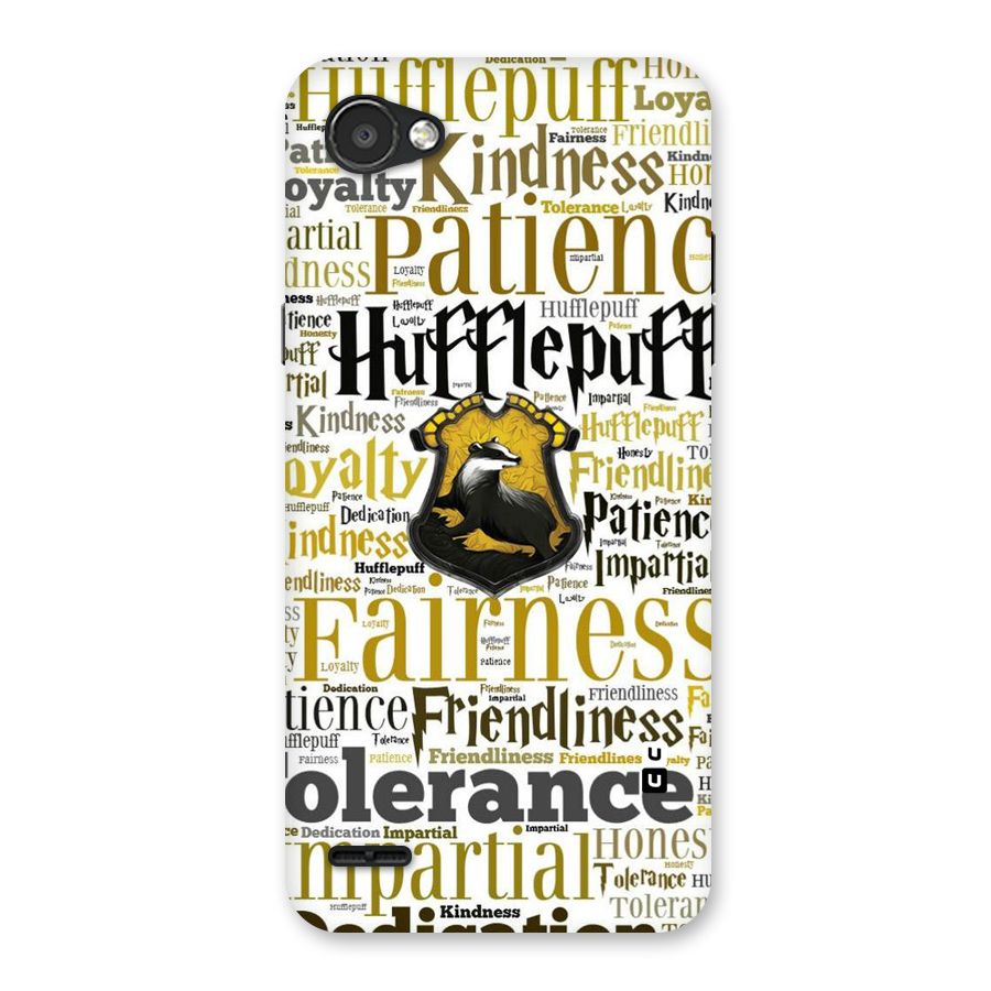 Yellow Fairness Back Case for LG Q6
