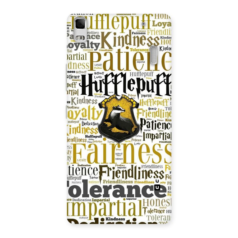 Yellow Fairness Back Case for Lenovo K3 Note