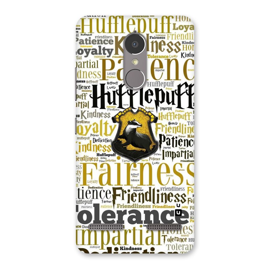 Yellow Fairness Back Case for Lenovo K6