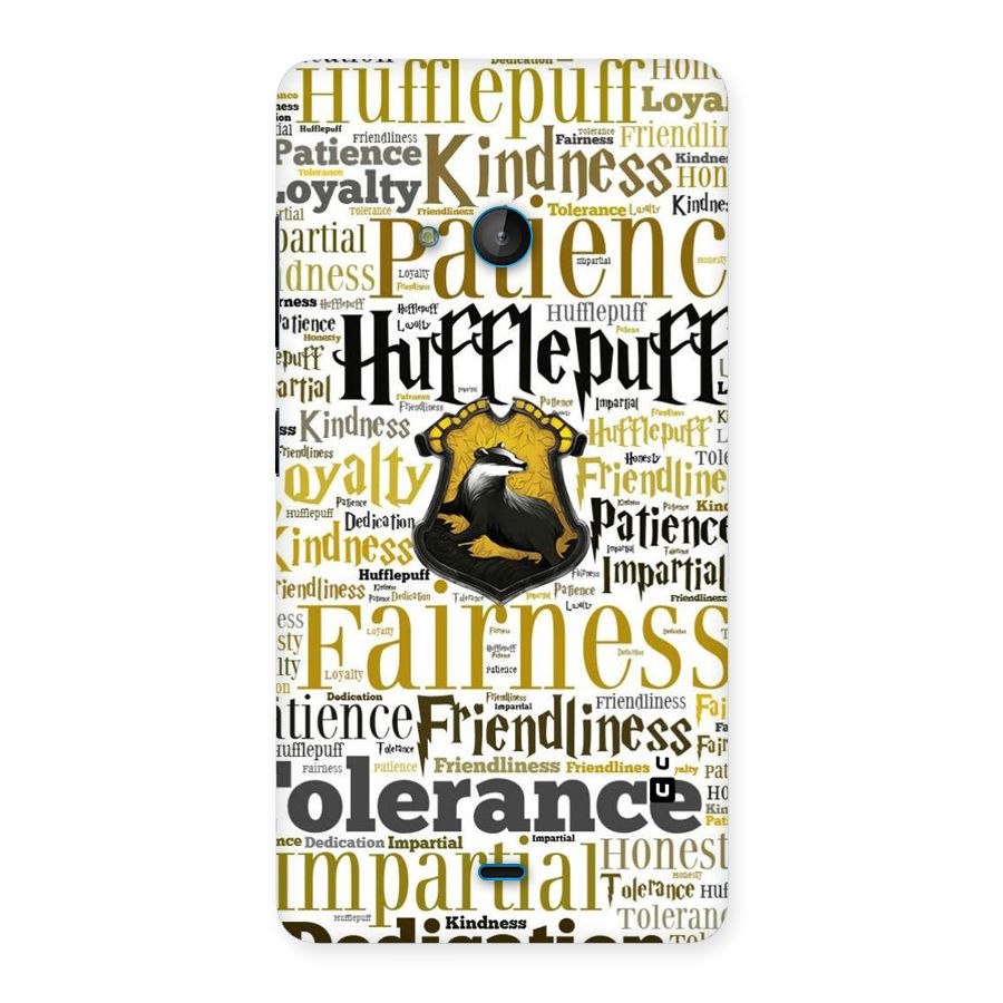 Yellow Fairness Back Case for Lumia 540