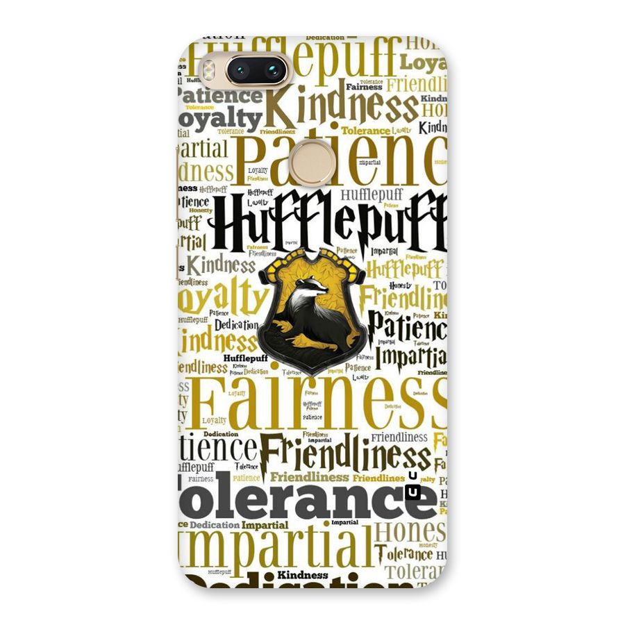 Yellow Fairness Back Case for Mi A1