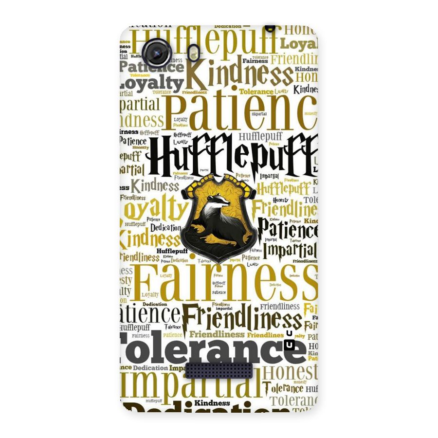 Yellow Fairness Back Case for Micromax Unite 3