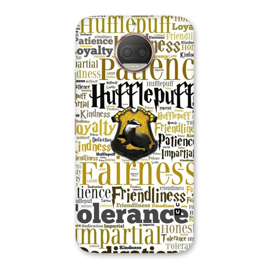 Yellow Fairness Back Case for Moto G5s Plus