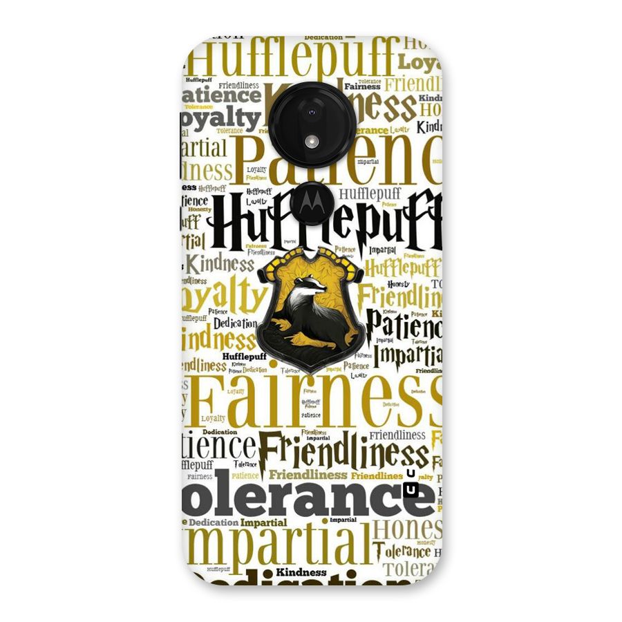 Yellow Fairness Back Case for Moto G7 Power