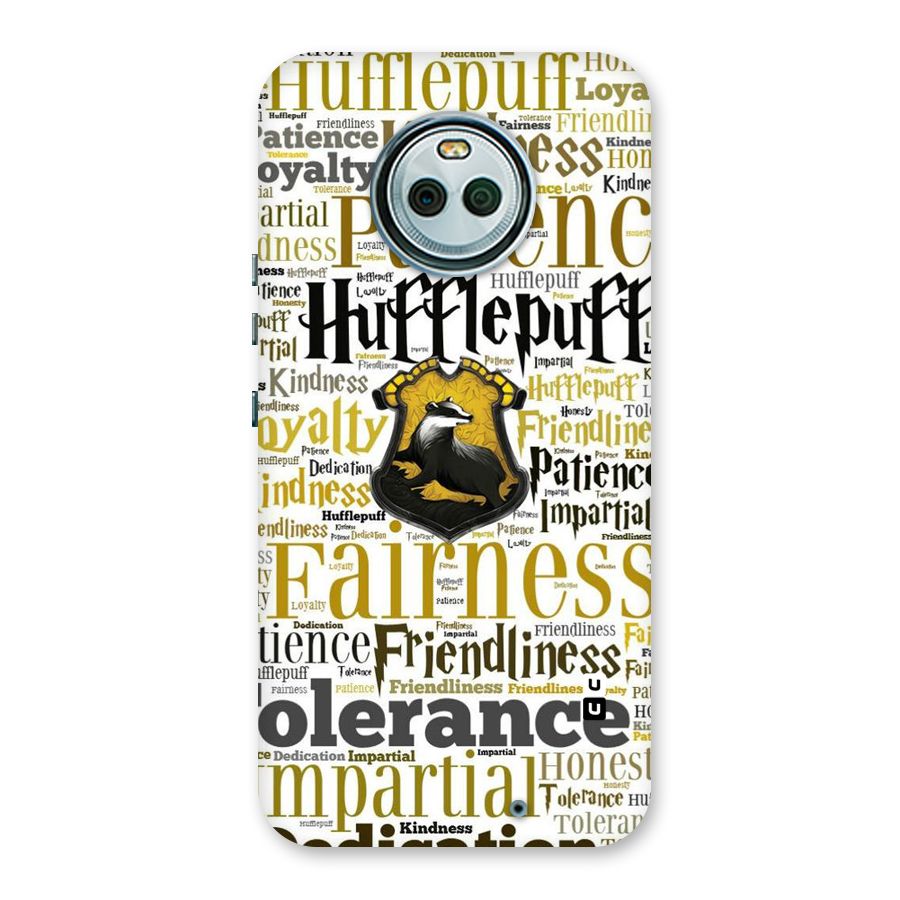 Yellow Fairness Back Case for Moto X4
