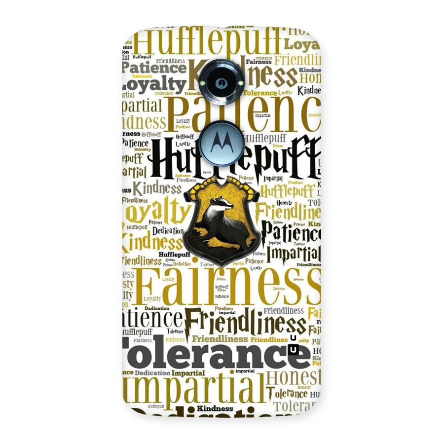 Yellow Fairness Back Case for Moto X 2nd Gen