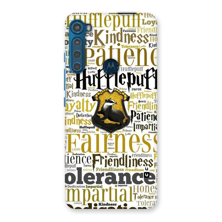 Yellow Fairness Back Case for Motorola One Fusion Plus
