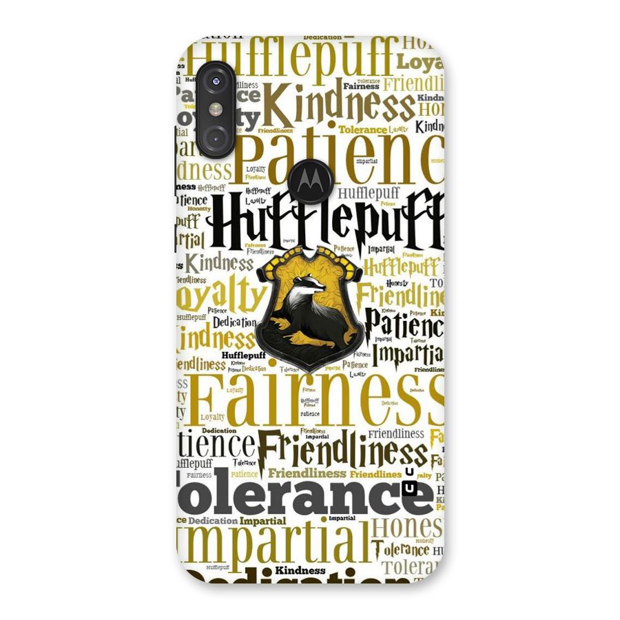 Yellow Fairness Back Case for Motorola One Power