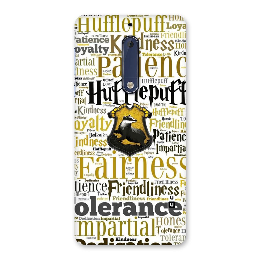 Yellow Fairness Back Case for Nokia 5