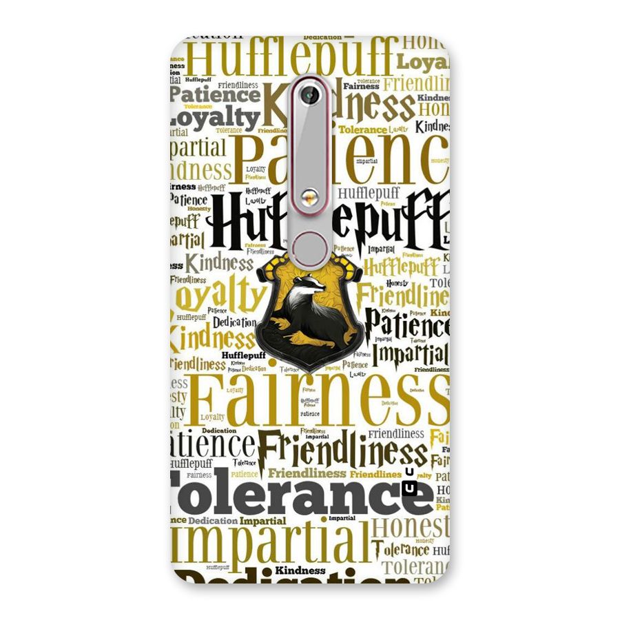 Yellow Fairness Back Case for Nokia 6.1