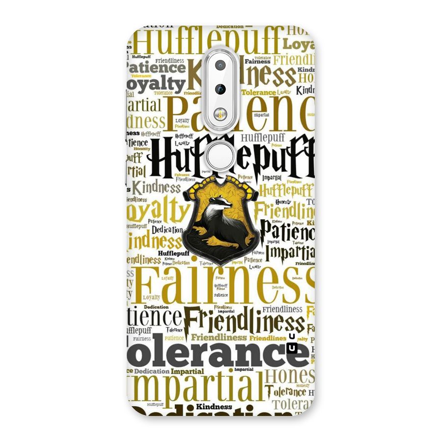 Yellow Fairness Back Case for Nokia 6.1 Plus