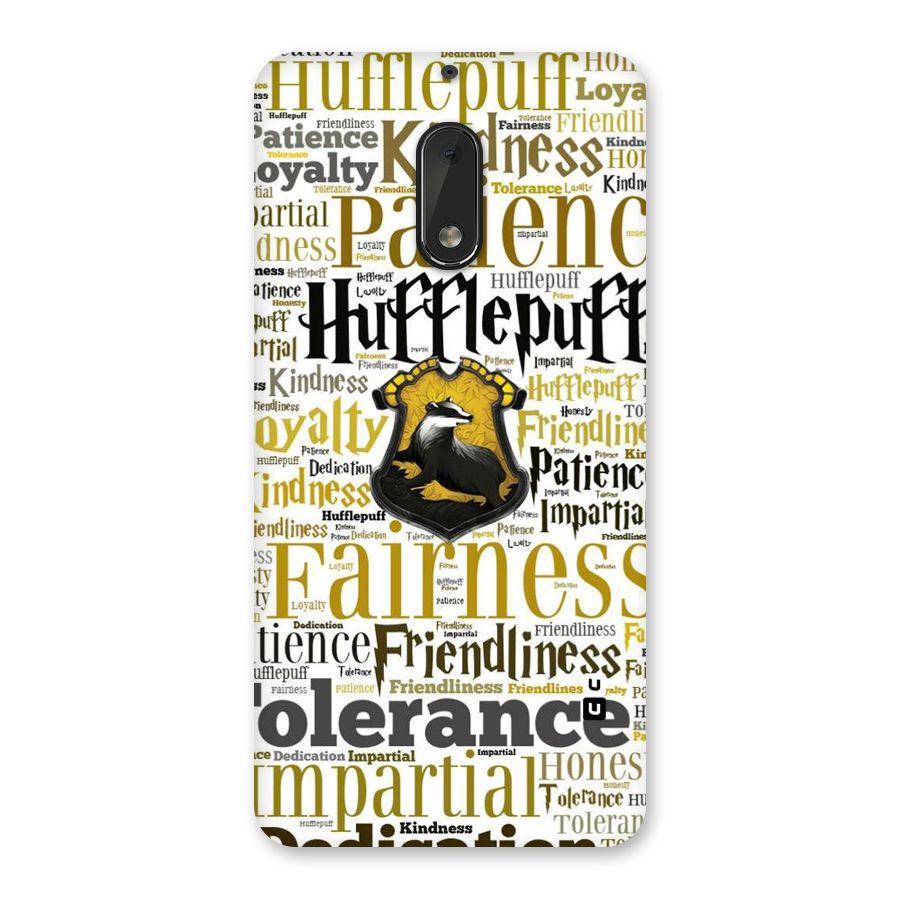 Yellow Fairness Back Case for Nokia 6