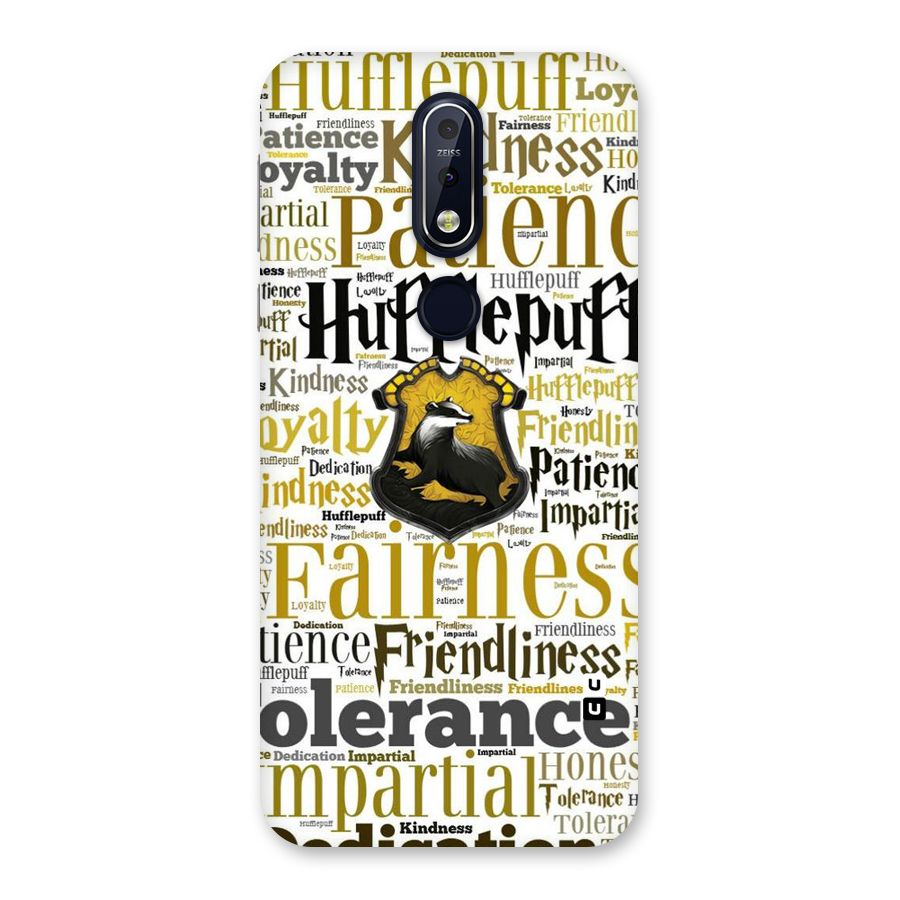 Yellow Fairness Back Case for Nokia 7.1