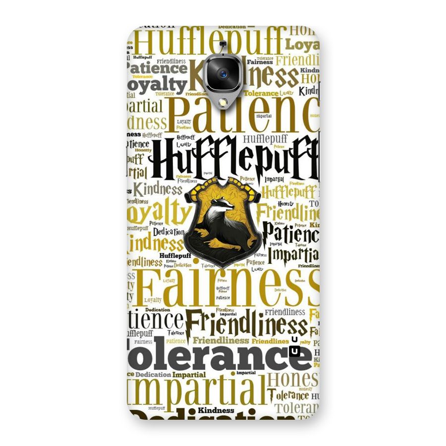 Yellow Fairness Back Case for OnePlus 3