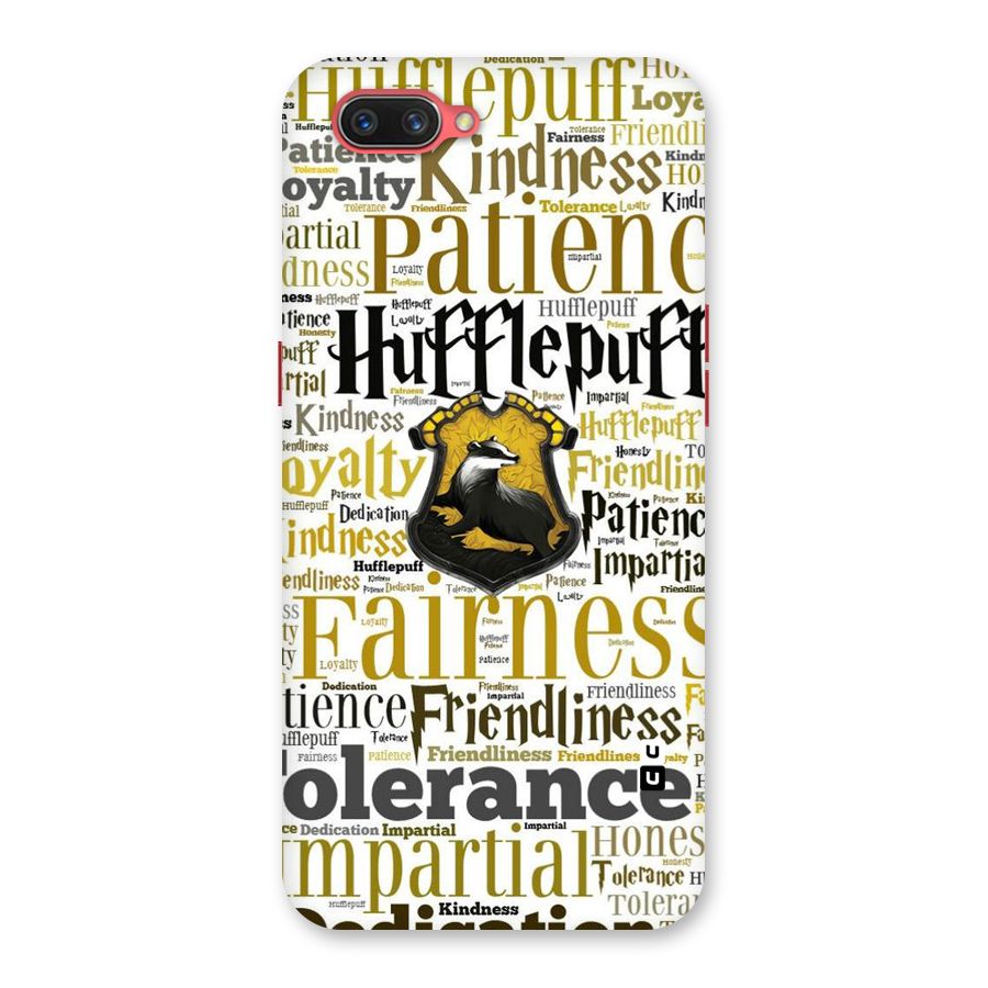 Yellow Fairness Back Case for Oppo A3s