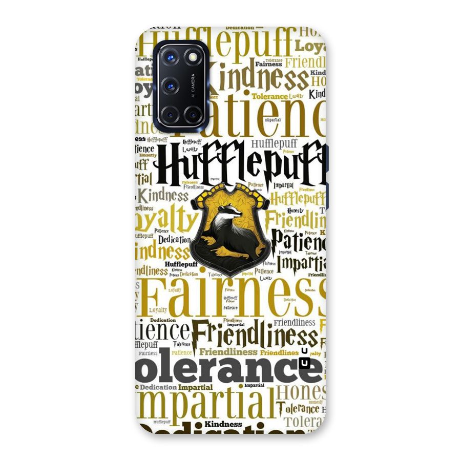 Yellow Fairness Back Case for Oppo A52