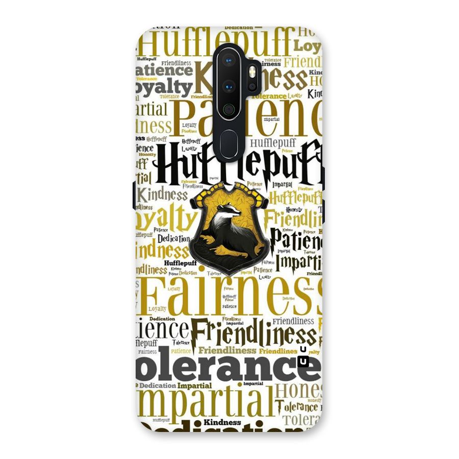 Yellow Fairness Back Case for Oppo A5 (2020)