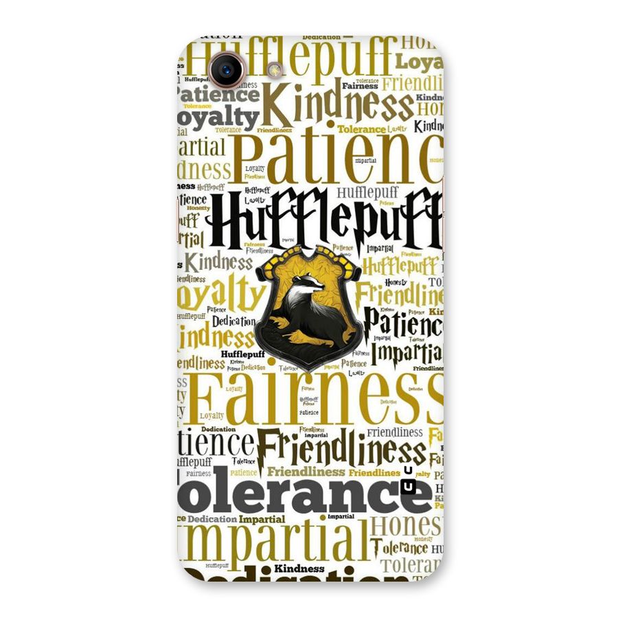 Yellow Fairness Back Case for Oppo A83 (2018)