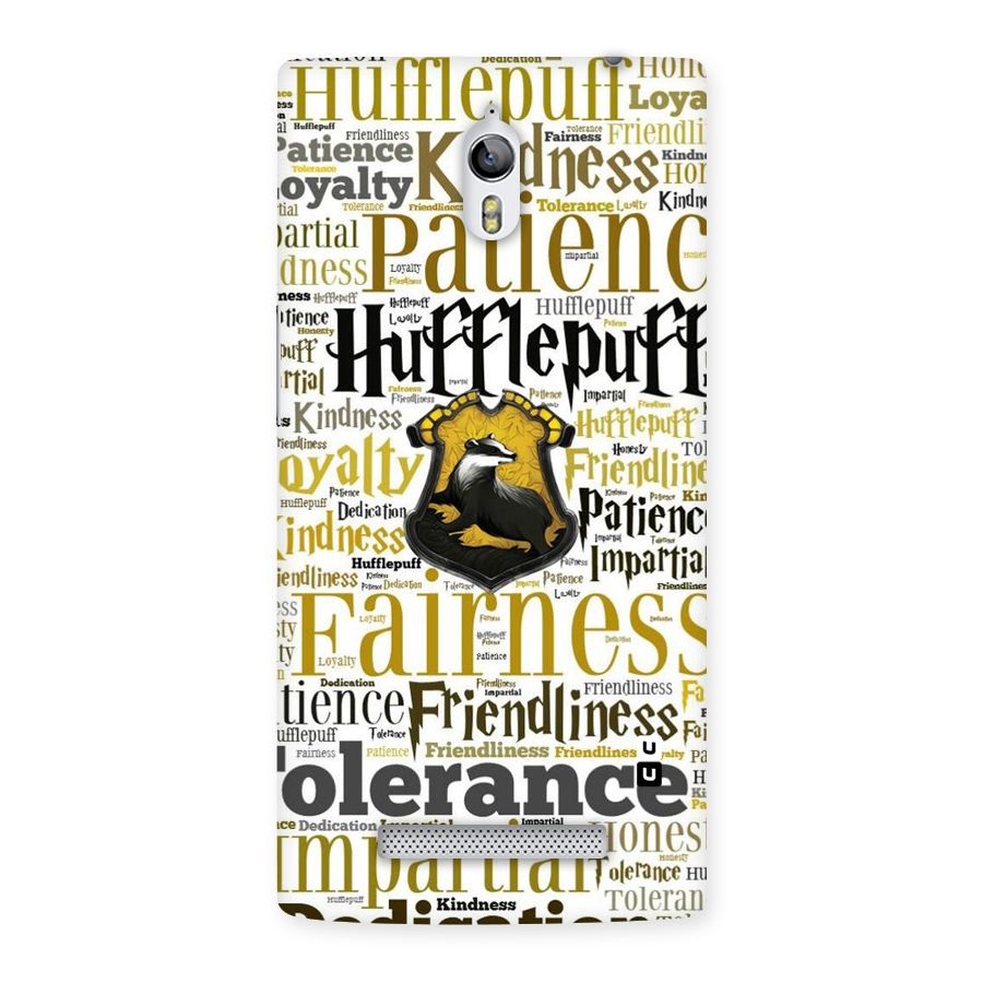 Yellow Fairness Back Case for Oppo Find 7