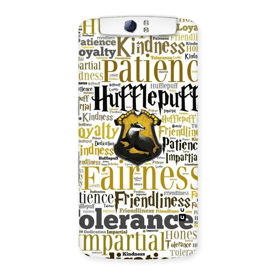 Yellow Fairness Back Case for Oppo N1