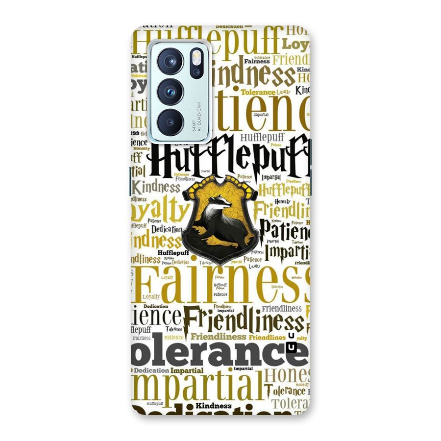 Yellow Fairness Back Case for Oppo Reno6 Pro 5G