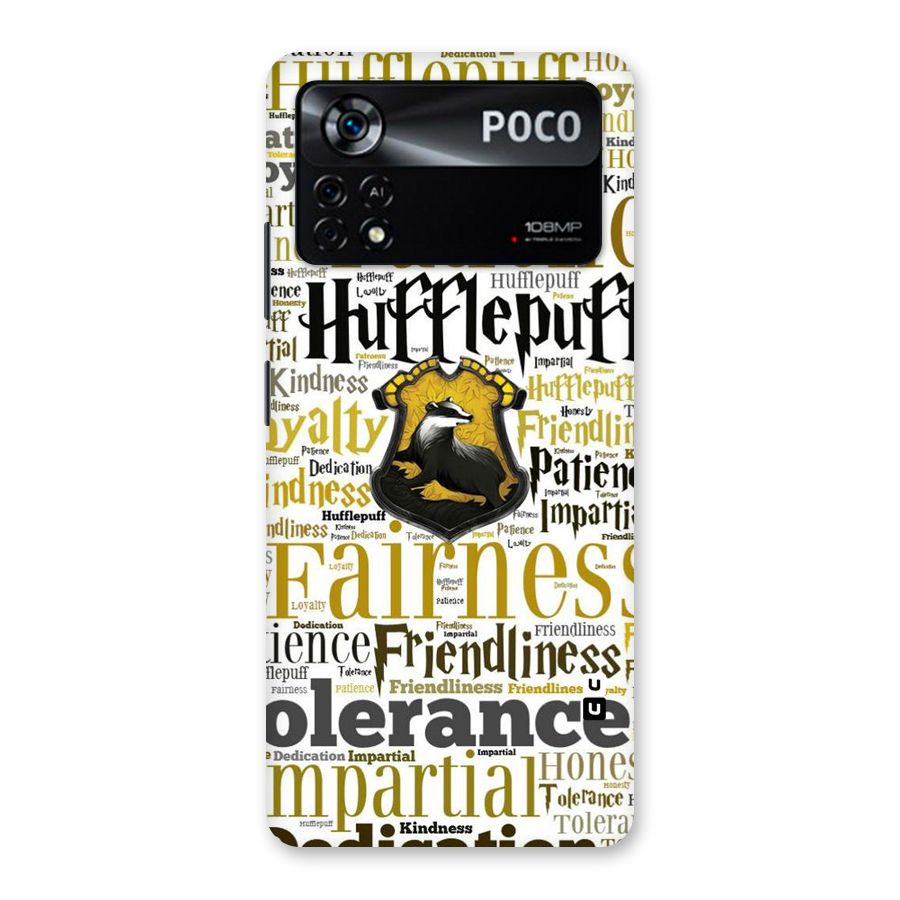 Yellow Fairness Back Case for Poco X4 Pro 5G