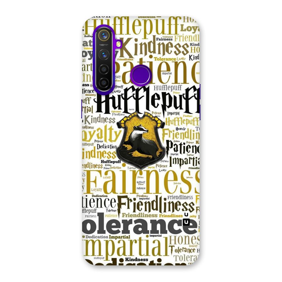 Yellow Fairness Back Case for Realme 5 Pro