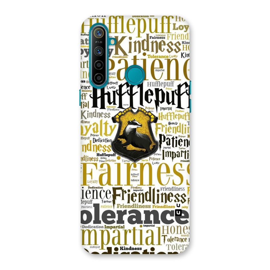 Yellow Fairness Back Case for Realme 5i