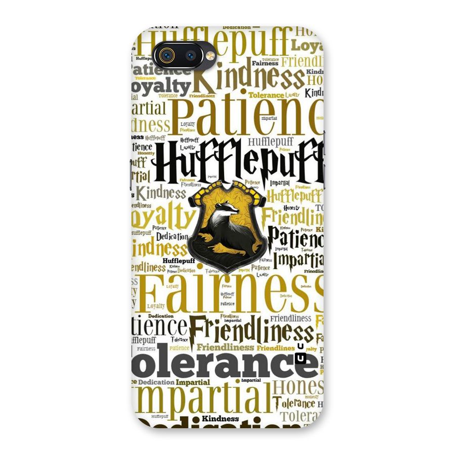 Yellow Fairness Back Case for Realme C2