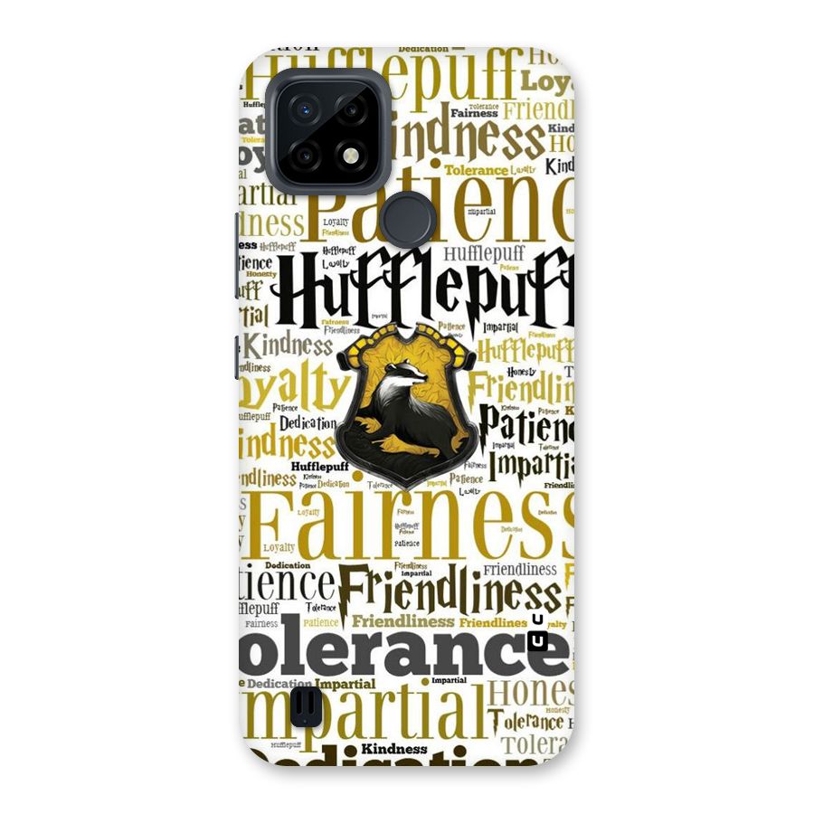Yellow Fairness Back Case for Realme C21