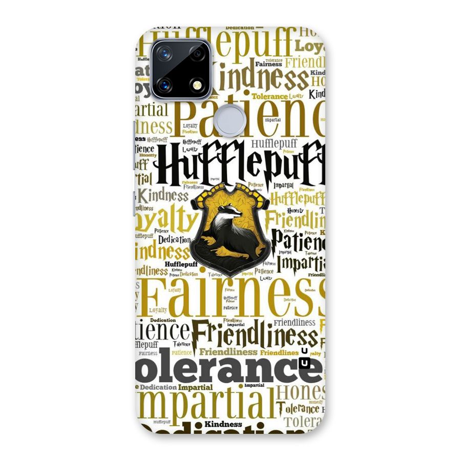 Yellow Fairness Back Case for Realme Narzo 20