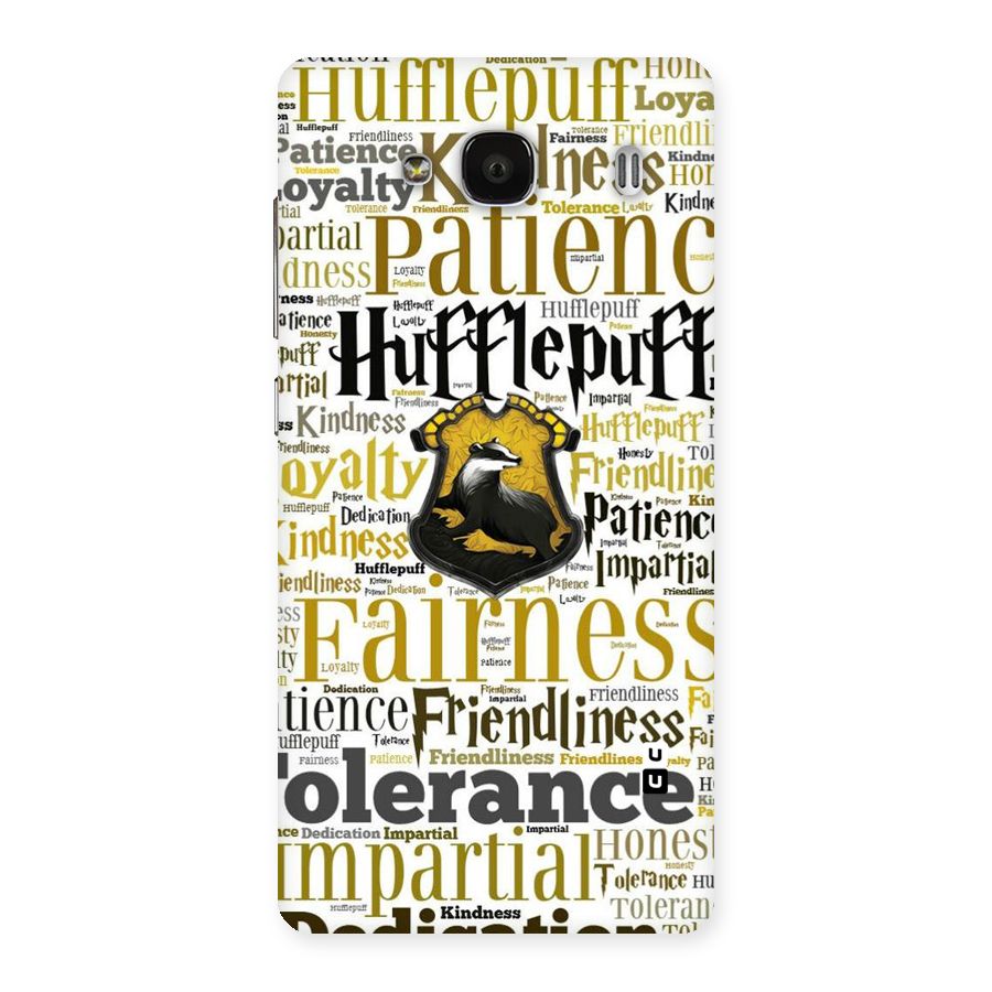 Yellow Fairness Back Case for Redmi 2s