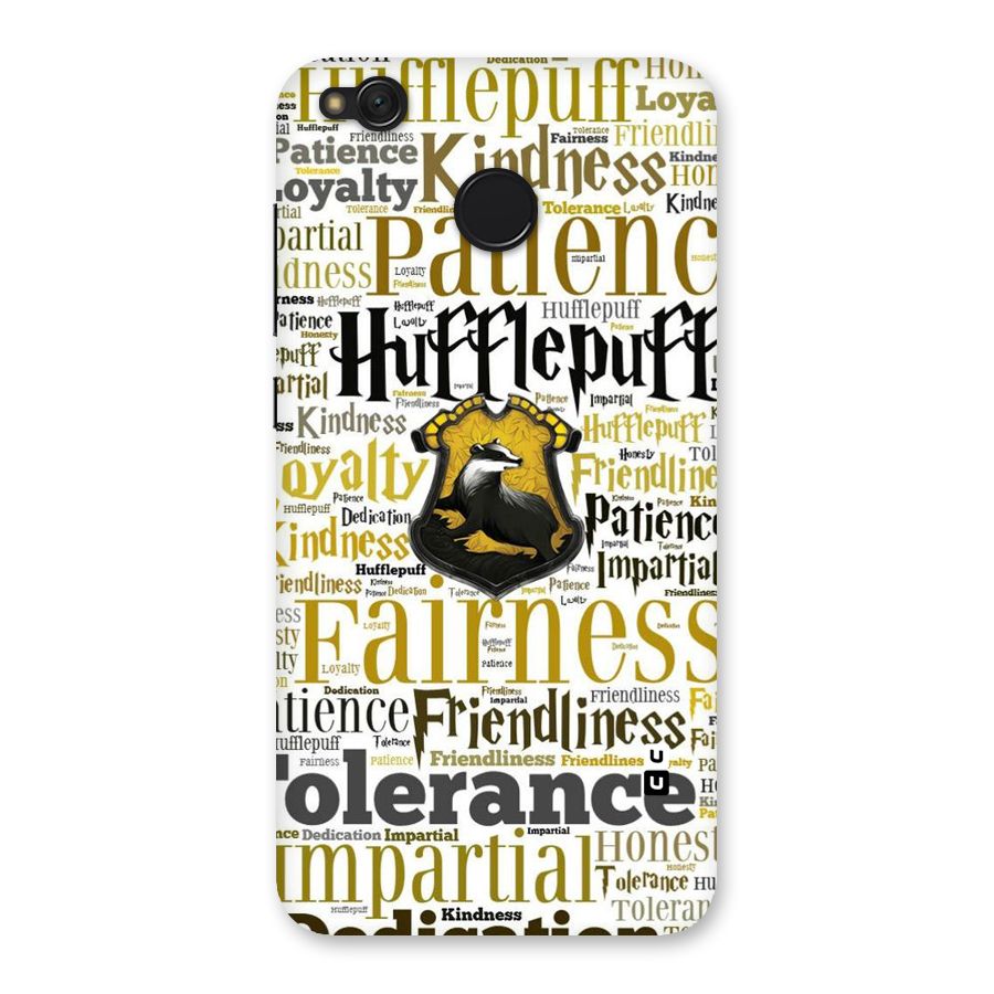 Yellow Fairness Back Case for Redmi 4
