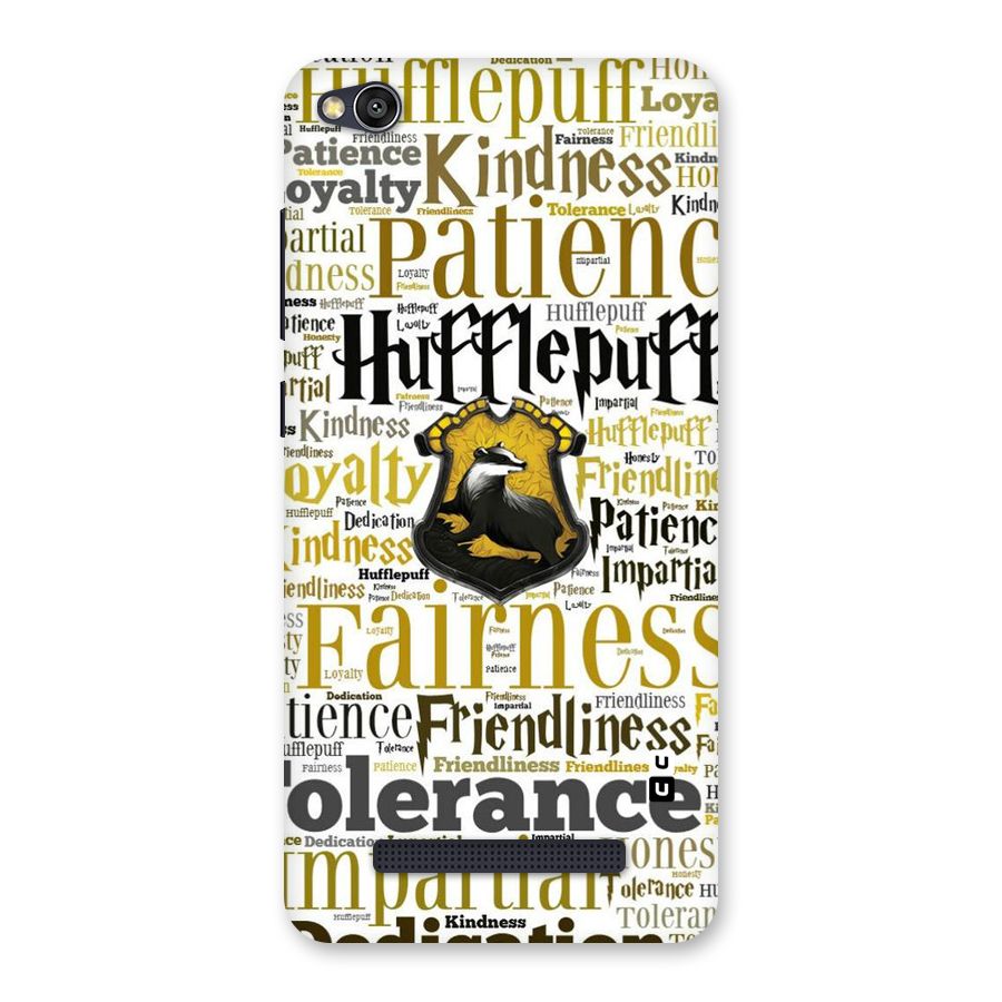 Yellow Fairness Back Case for Redmi 4A