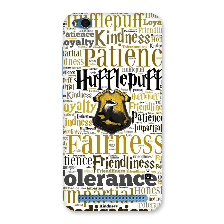 Yellow Fairness Back Case for Redmi 5A