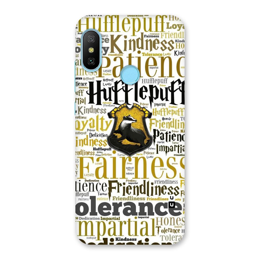 Yellow Fairness Back Case for Redmi 6 Pro