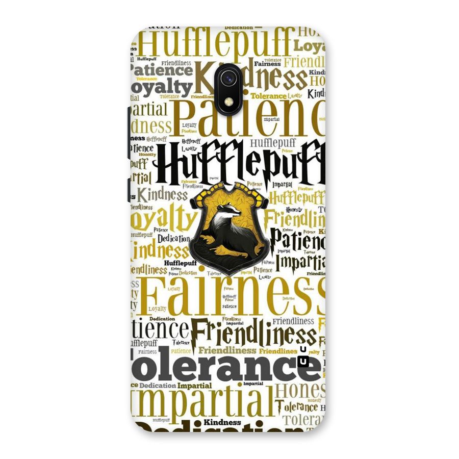 Yellow Fairness Back Case for Redmi 8A