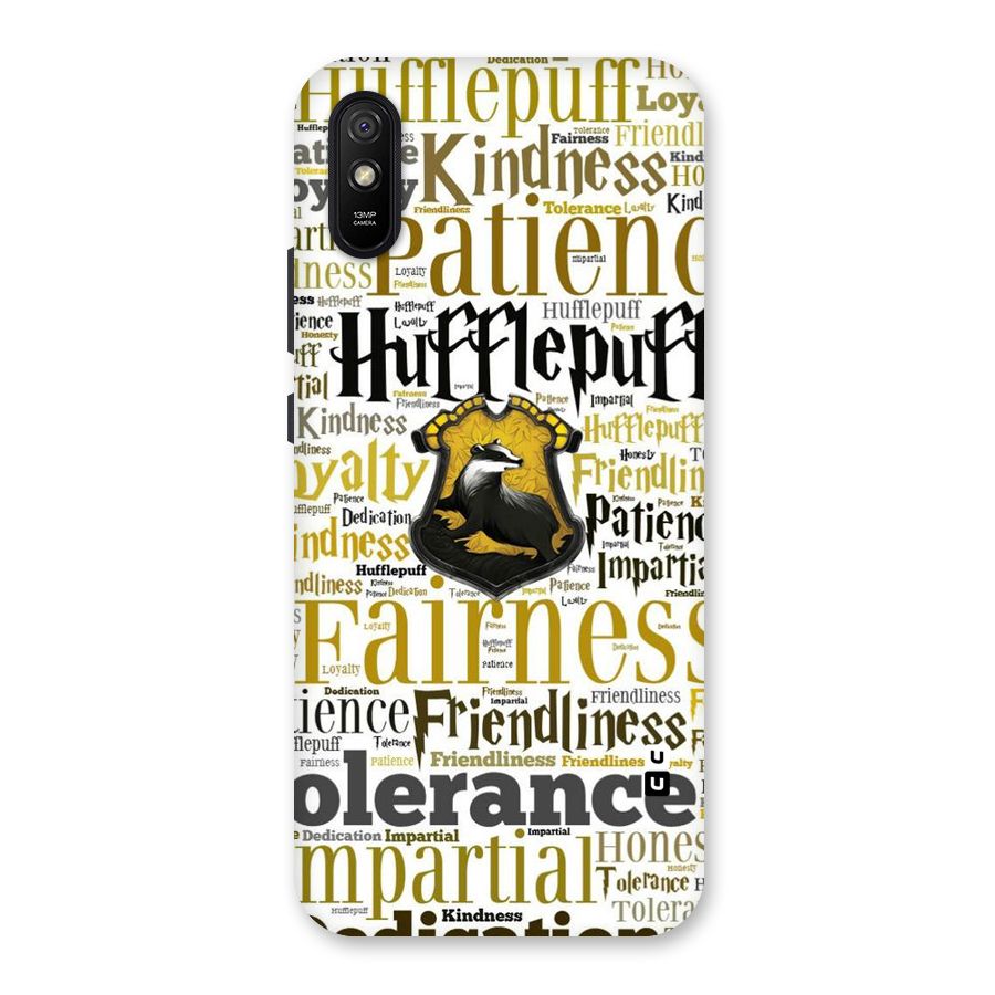 Yellow Fairness Back Case for Redmi 9A