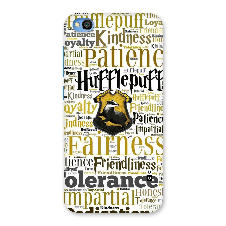 Yellow Fairness Back Case for Redmi Go