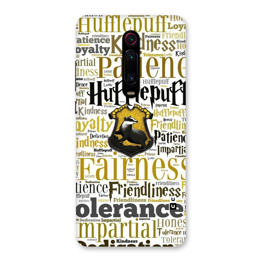 Yellow Fairness Back Case for Redmi K20