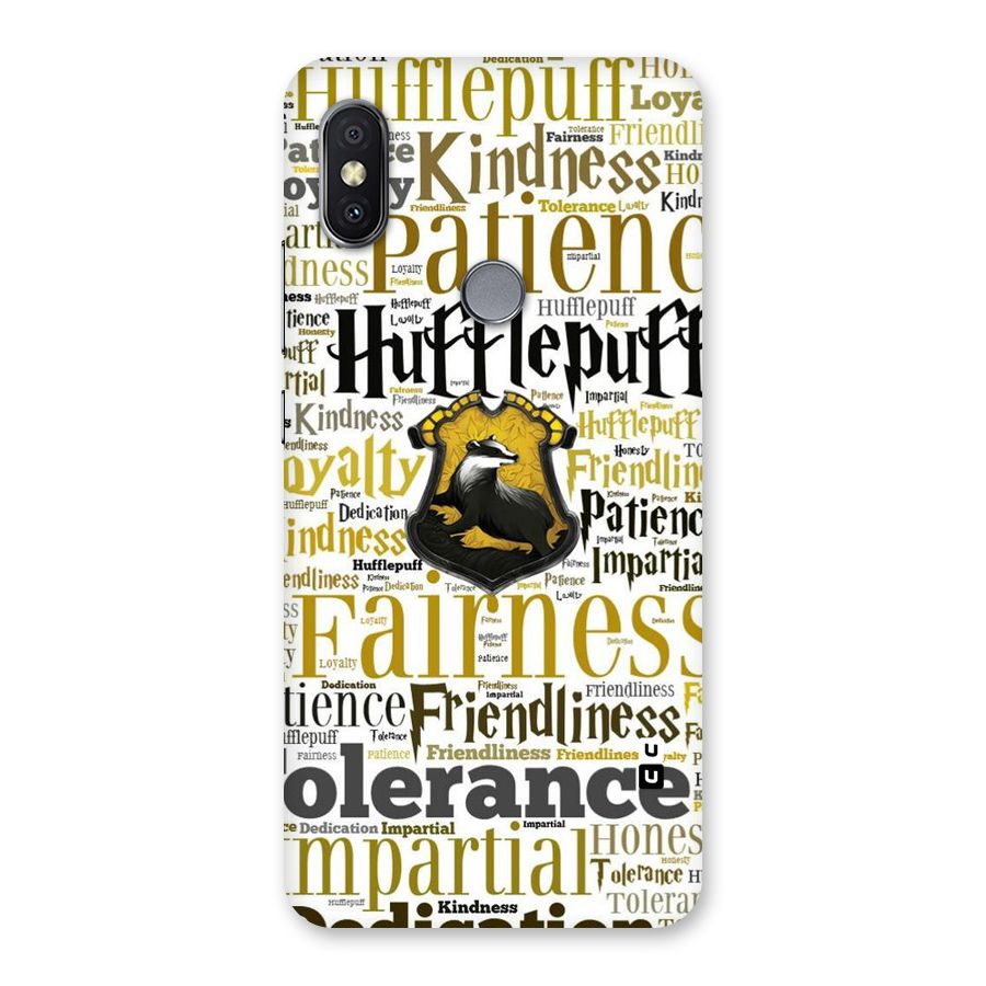 Yellow Fairness Back Case for Redmi Y2