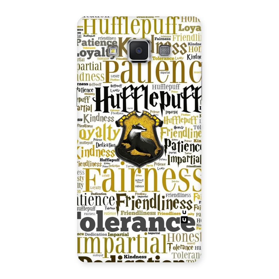 Yellow Fairness Back Case for Samsung Galaxy A5