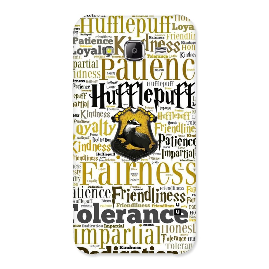 Yellow Fairness Back Case for Samsung Galaxy J5