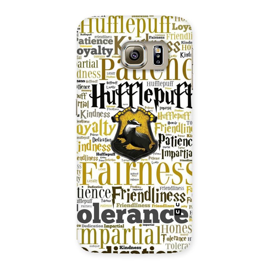 Yellow Fairness Back Case for Samsung Galaxy S6 Edge