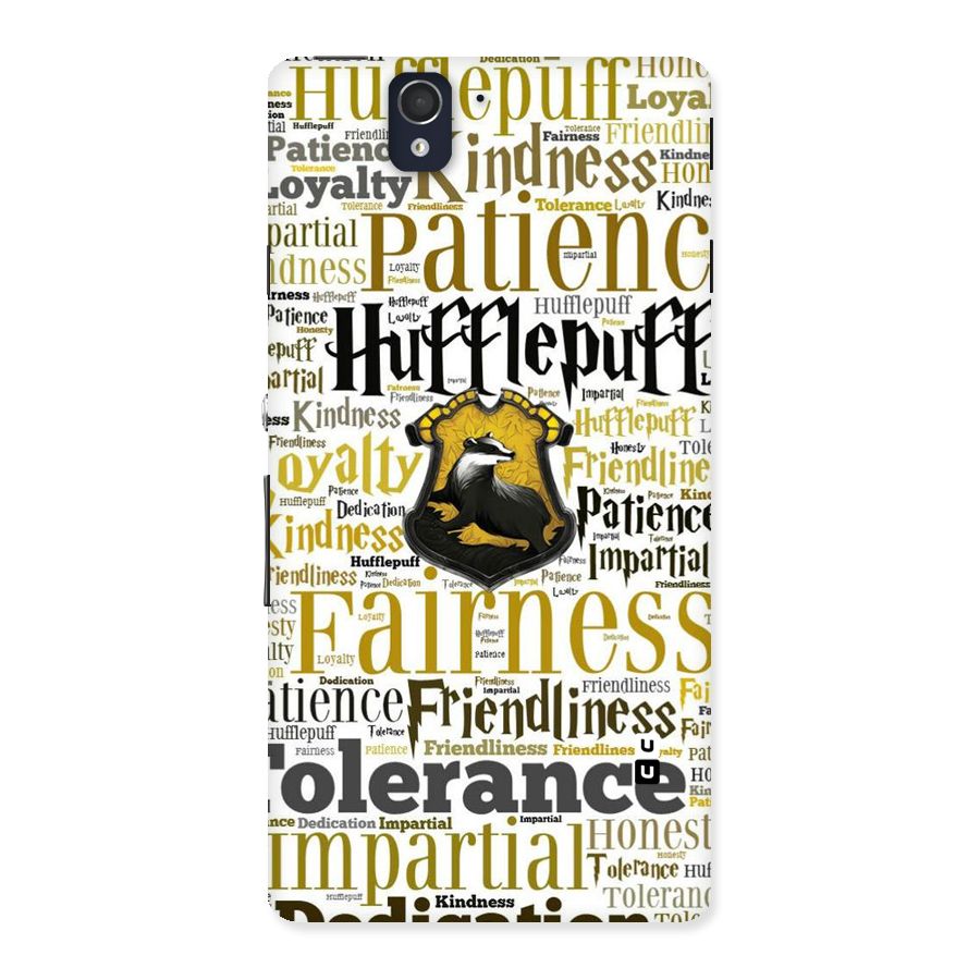Yellow Fairness Back Case for Sony Xperia Z